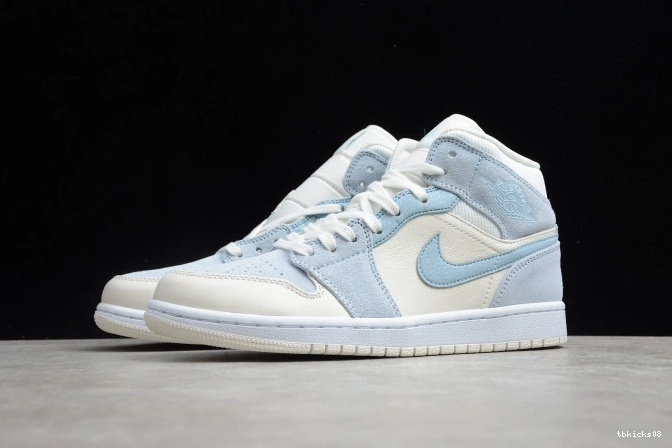 Cheap TBkick 1 Mid Textures Mixed Air DA4666-100 Jordan Blue 0714